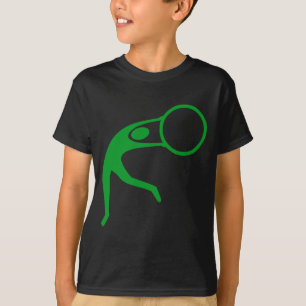 Camiseta Ginástica Rítmica Figura - Verde Grama