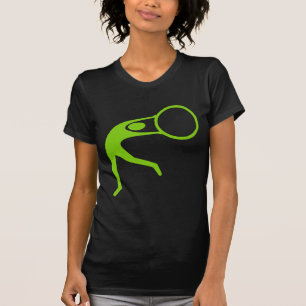 Camiseta Ginástica Rítmica Figura - Verde Marciano