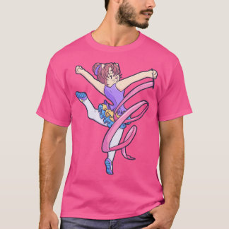 Camiseta Ginástica rítmica Gato aeróbico