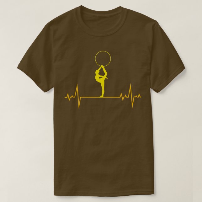 Camiseta Ginástica Rítmica Pulso de Pulso de Pulso de Pulso (Frente do Design)