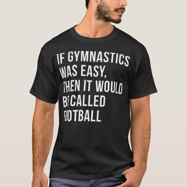 Camiseta Ginástica Universitária Divertida Para m (Frente)