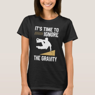 Camiseta Ginástica Urbana de Corrida de Parede para Traceur