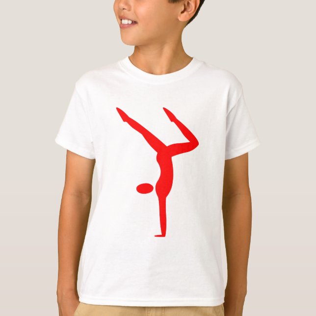 Camiseta Ginástica - Vermelho (Frente)