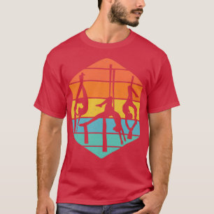 Camiseta Ginástica, Vintage aérea de seda, aflita 2