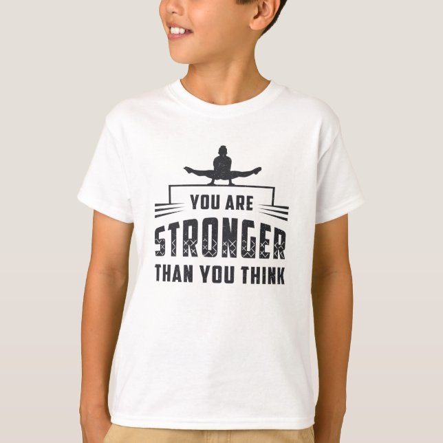 Camiseta Ginástica Você É Mais Forte Bar De Feixe (Frente)
