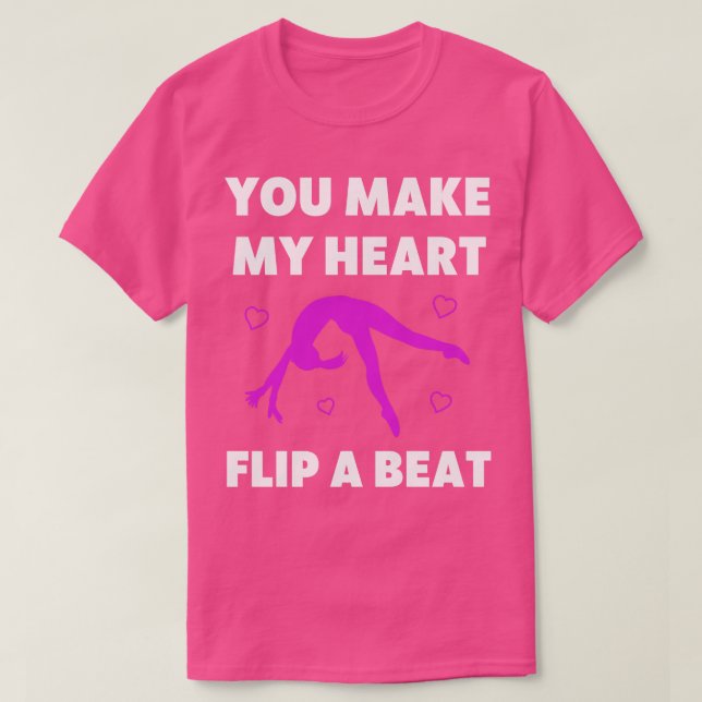 Camiseta Ginástica Você Torna Meu Sacudir Cardíaco Um Che E (Frente do Design)