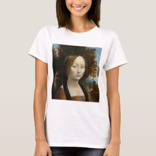 Camiseta Ginevra de Benci by Leonardo da Vinci