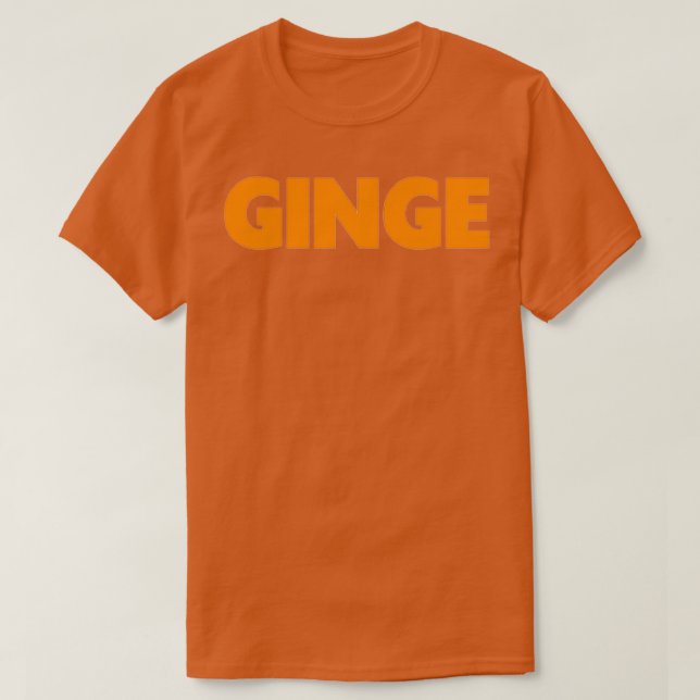 Camiseta Ginge RedheadGinger (Frente do Design)