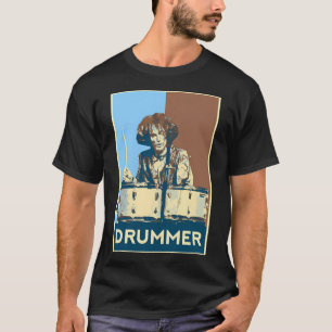 Camiseta Ginger Baker Baterista Pop Art