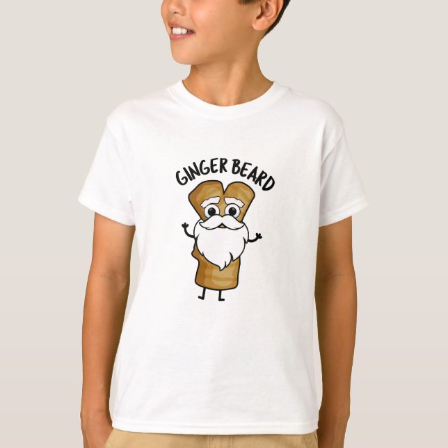 Camiseta Ginger Beard Funny Gingerbird Comida Pun (Frente)