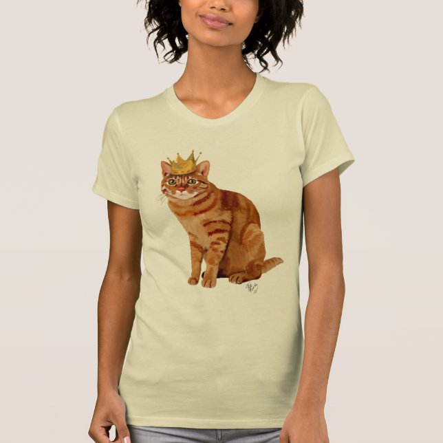 Camiseta Ginger Cat com Cheio Coroa (Frente)