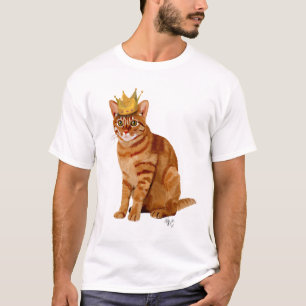 Camiseta Ginger Cat com Cheio Coroa