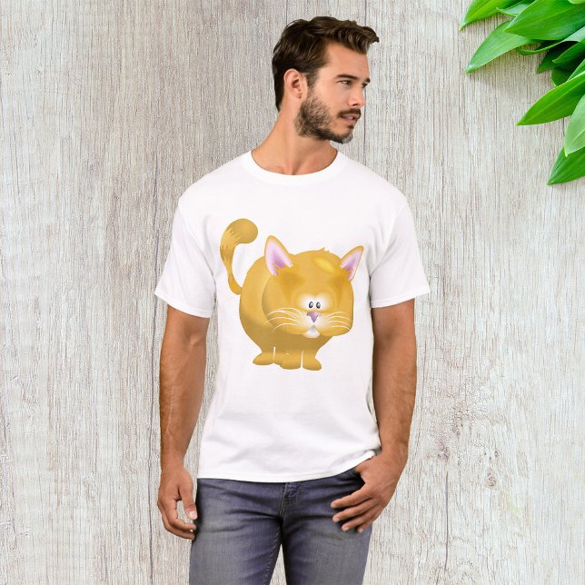 Camiseta Ginger Cat Mens T-Shirt (Criador carregado)