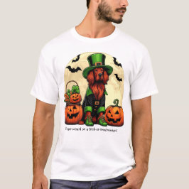Camiseta Ginger feiticeiro em uma missão de truque ou trata
