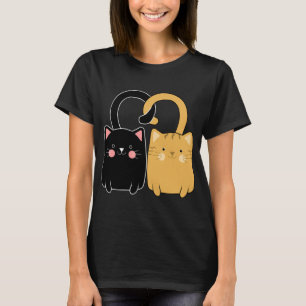 Camiseta Ginger Ginger Ginger Black Kitten Dia de os namora