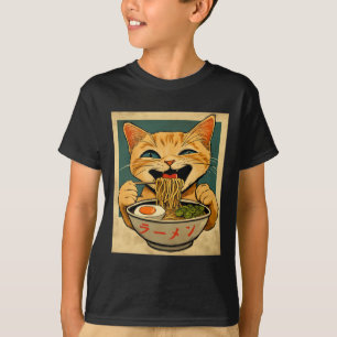 Camiseta Ginger Ginger Ramen Japonês Anime Kawaii Cat G