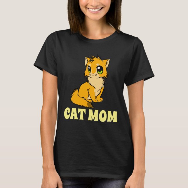 CAMISETA GINGER LADIS T-SHIRTS DA MOM CAT (Frente)