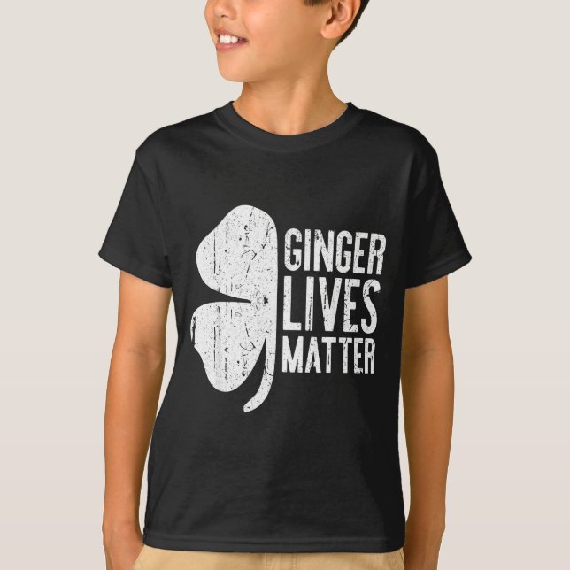 Camiseta Ginger Lives Shirt Irish Men Women St Patricks Day (Frente)