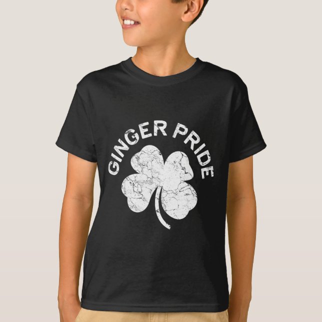 Camiseta Ginger Pride Shirt Irish Men Women St Patricks Day (Frente)