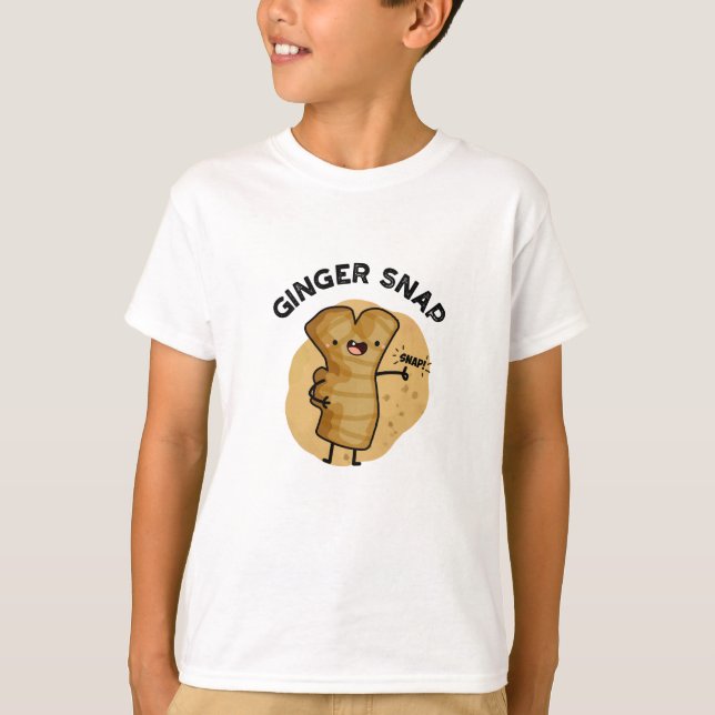 Camiseta Ginger Snap Funny Comida Herb Spice Pun (Frente)