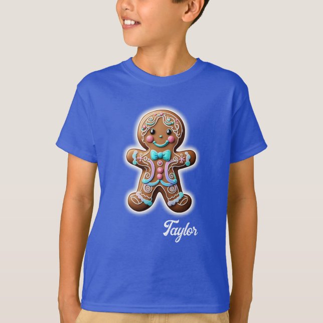 Camiseta Gingerbird Boy (Frente)