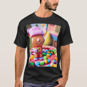 Camiseta Gingerbird Boy faz bem - Ken Gage Art