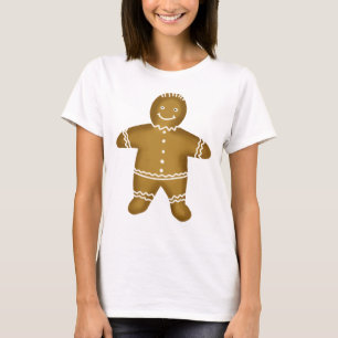 Camiseta Gingerbird Boy sorrindo