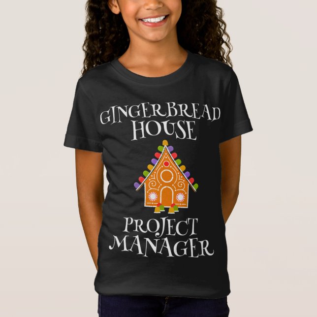 Camiseta Gingerbird House Gerente de projeto Decorando Baki (Frente)