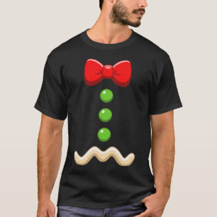 Camiseta Gingerbird Man Costume Natal Cookie