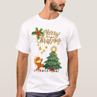 Camiseta Gingerbread Christmas Tree Holiday Shirt