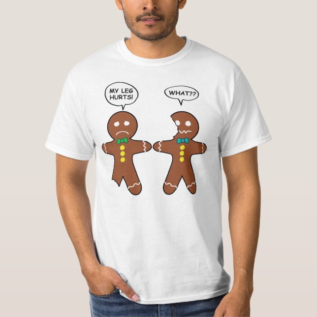 Camiseta Gingerbread Cookie Natal Humor (Frente)