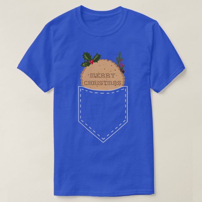 Camiseta Gingerbread Cookie Pocket Cute Coffee Lovers Merry (Frente do Design)