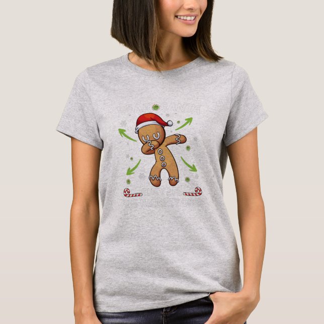 Camiseta Gingerbreads Dear Santa They Are The Naughty Ones (Frente)