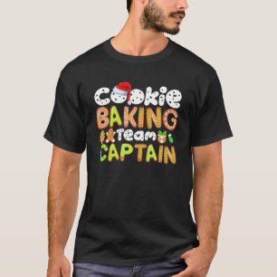 Camiseta Gingercake da família de Natal Bonito Cookie Fazen