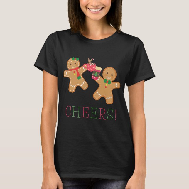 Camiseta Gingercake Man and Woman Hot Chocolate Cof (Frente)