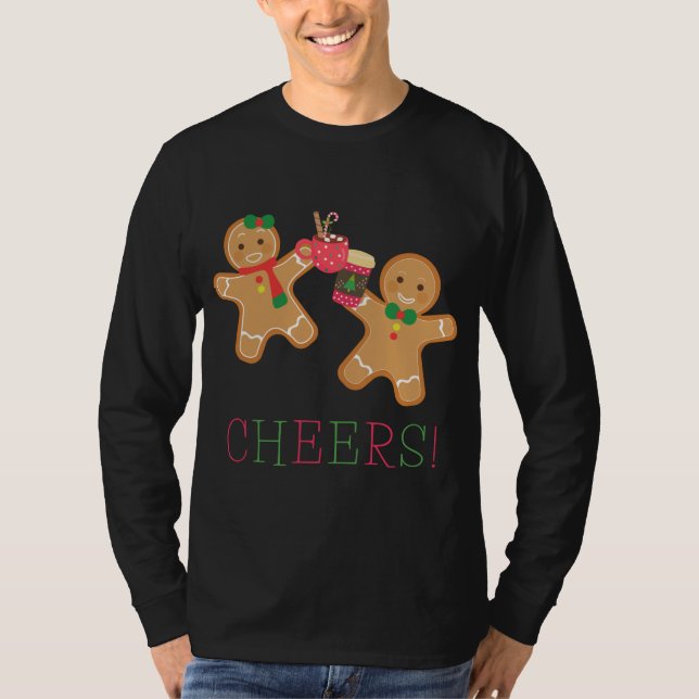 Camiseta Gingercake Man and Woman Hot Chocolate Cof (Frente)