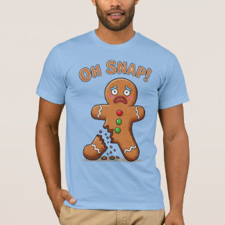 Camiseta Gingercake Man Entrou no Natal Engraçado