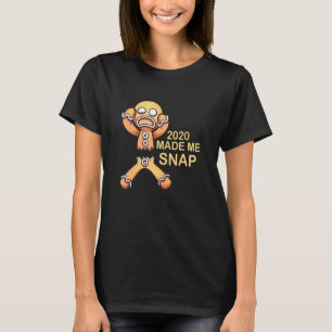 Camiseta Gingercake Man Oh Snap Christmas Cookie Baking