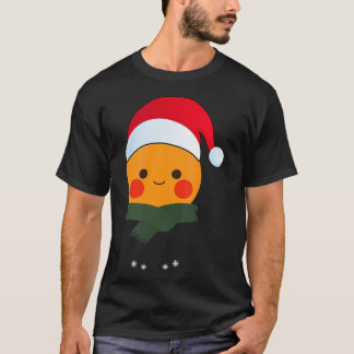 Camiseta Gingercake Man Santa Hat Cookie de Natal