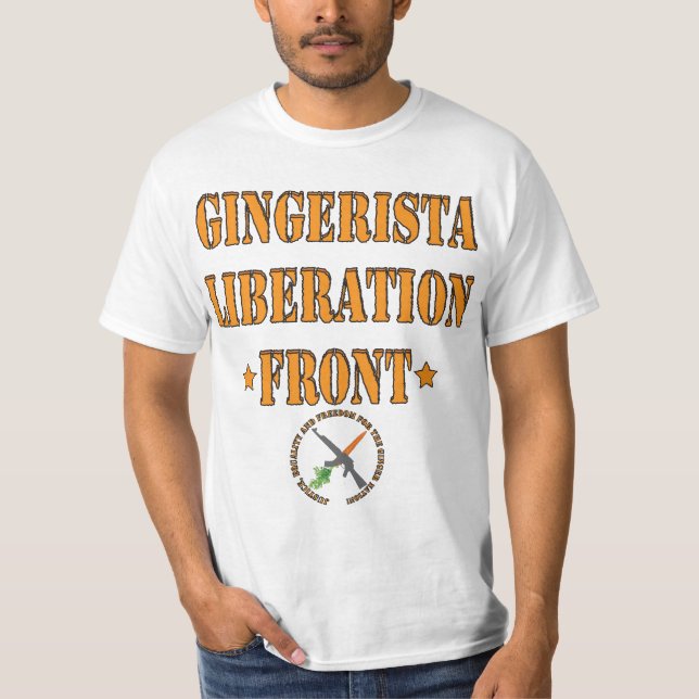 Camiseta ¡ Gingerista! (Frente)