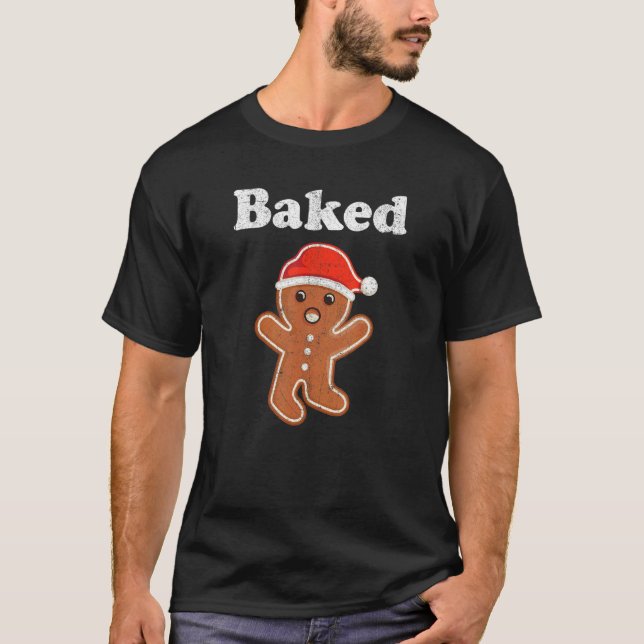 Camiseta Gingerpão Homem cozido cozido cozido cozinheira cr (Frente)