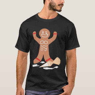Camiseta Gingerpão Musculoso Homem De Gato Abs Design Para