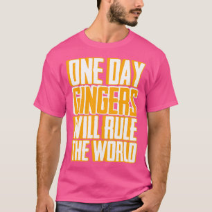 Camiseta Gingers irão governar o mundo da ruiva vermelha al