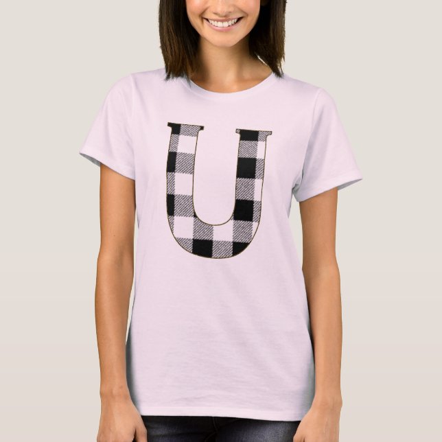 Camiseta Gingham Check U (Frente)