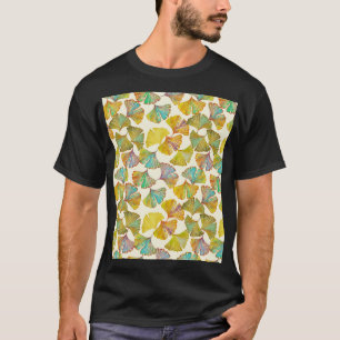 Camiseta Gingko Leaves: Abstrato de Arte Floral