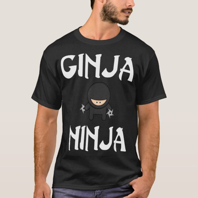 Camiseta GINJA NINJA para RedHead Novelty Gift (Frente)
