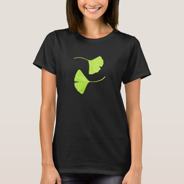 Camiseta Ginkgo deixa T-Shirt (Frente)
