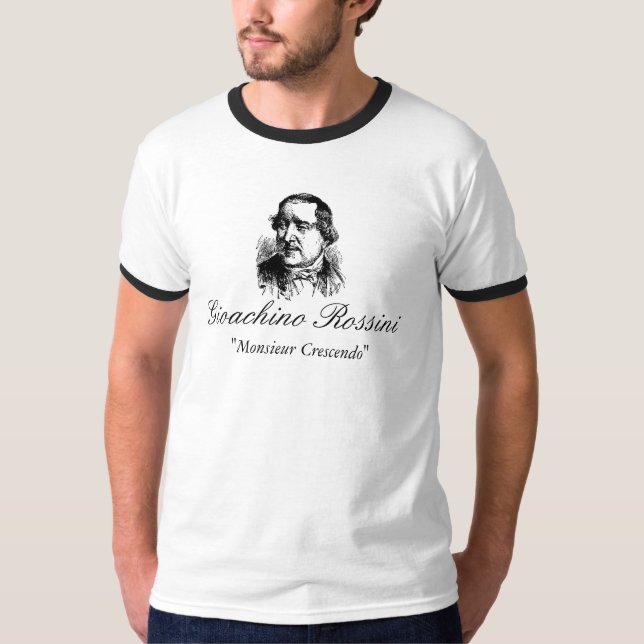 Camiseta Gioachino Rossini (Frente)