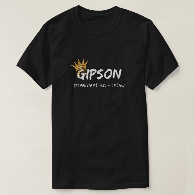 Camiseta Gipson Pres Sr. Inlaw (Frente do Design)