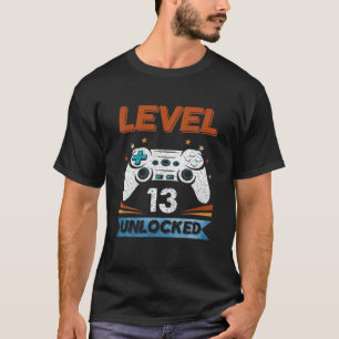 Camiseta Gir de 13 de Vídeo Gamer 2008 de 2008 T desbloquea